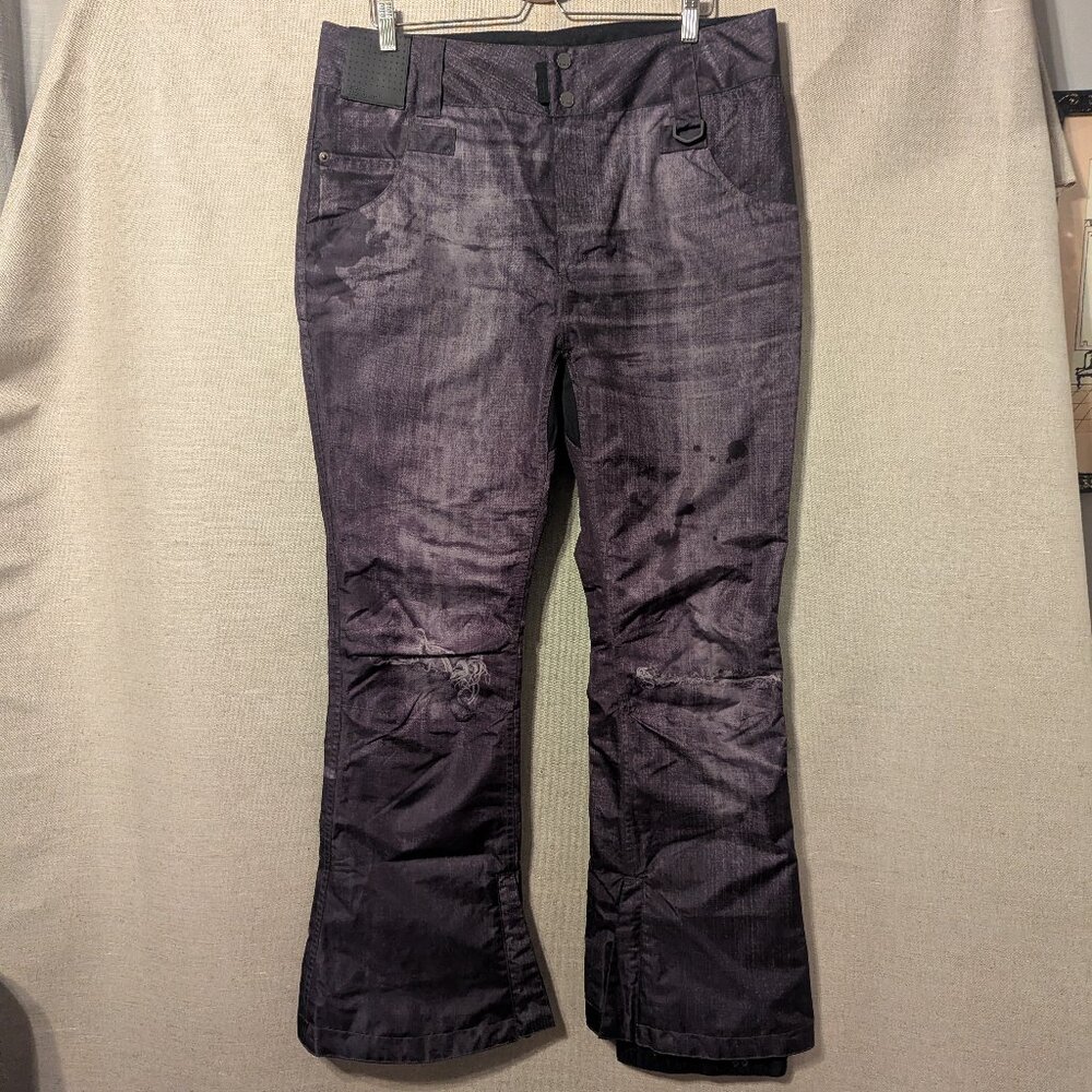 Westbeach Snowboarding Pants, Gray Rugid Look, Like New, L